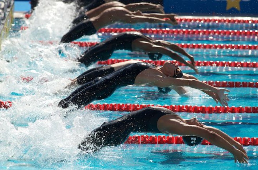 Group of Swimmers Group of Swimmers